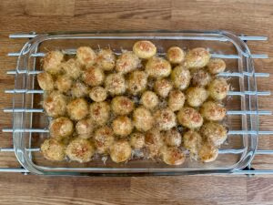 Ugnsbakad potatis i ugn | Baked potatoes with parmesan
