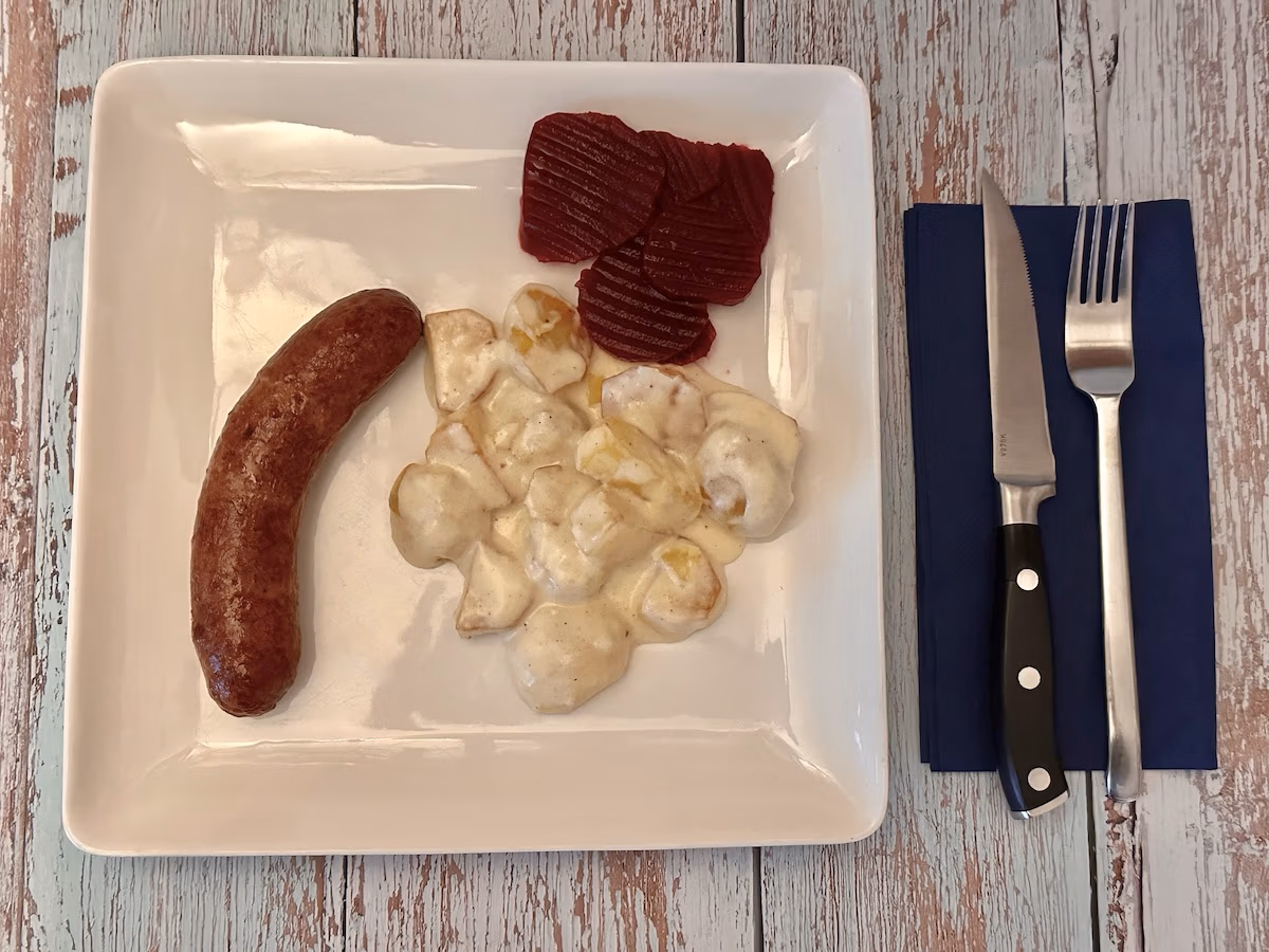 Isterband med stuvad potatis 1